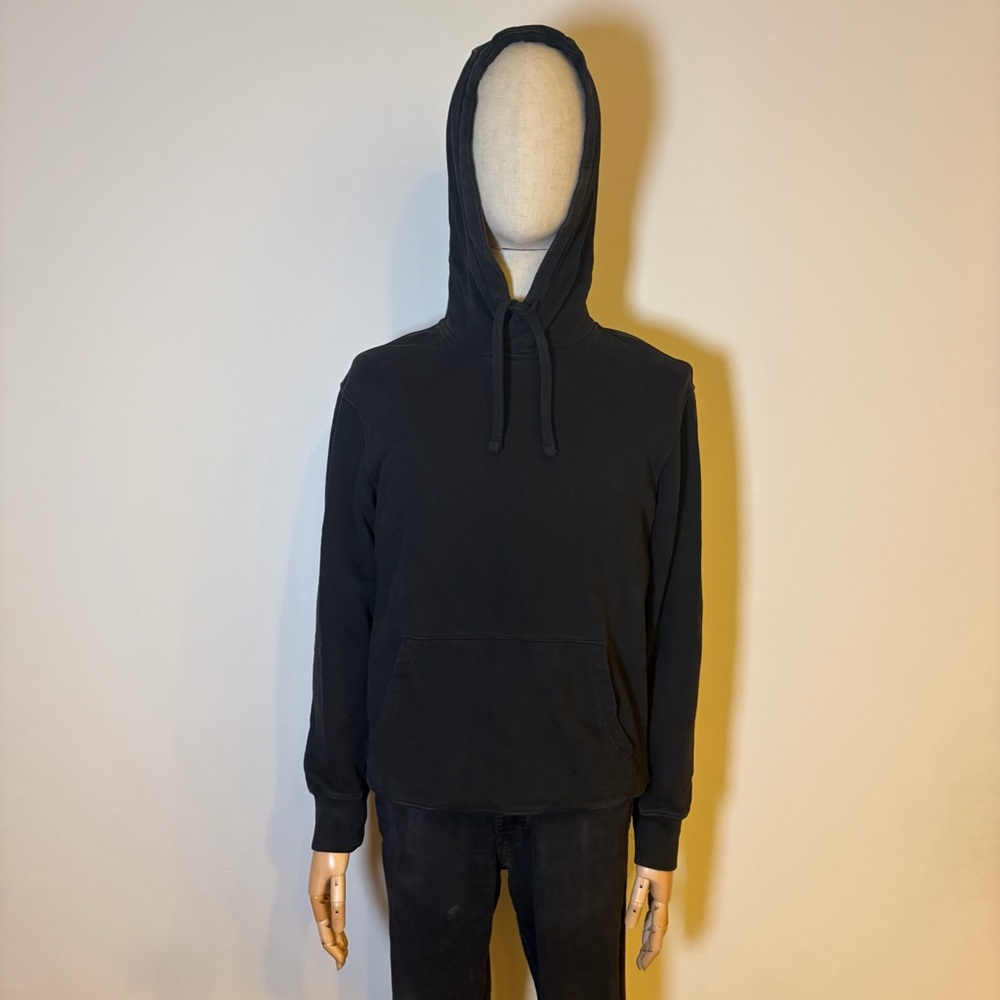 American Eagle Men’s Black 100% Cotton Hoodie - Size S